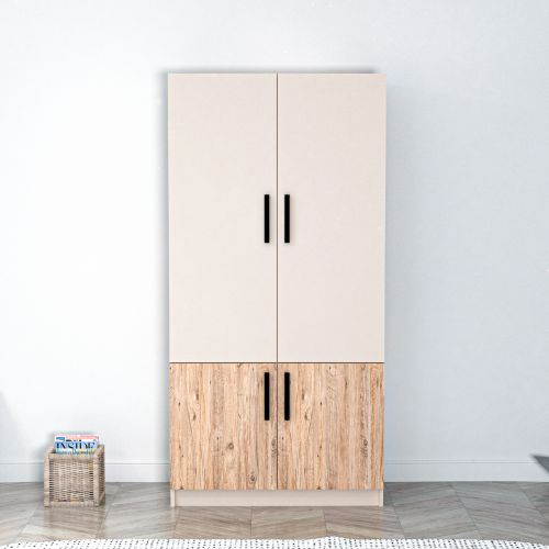 Newra - Komplet nameštaja za mladu sobu u bež boji, Atlantic Pine Beige slika 5