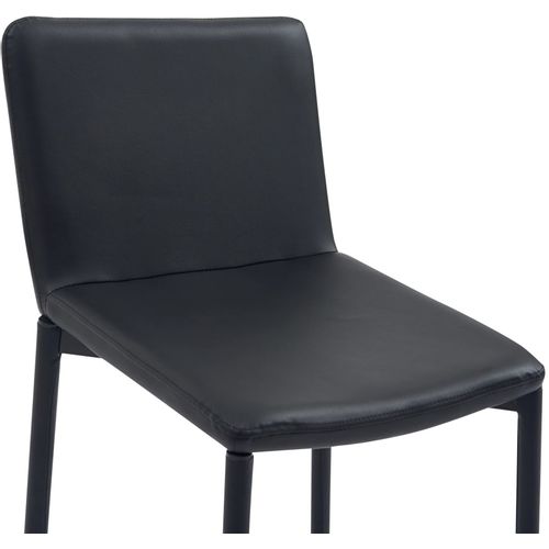 Barski stolci od umjetne kože 6 kom crni slika 27