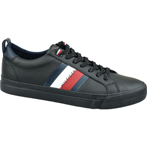 Muške tenisice Tommy Hilfiger flag detail leather  slika 1