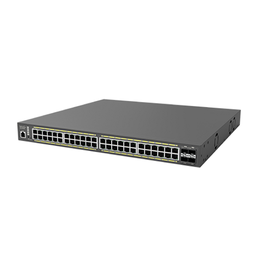 Cloud Managed Switch 48-port GbE PoE.af/at(+) 410W 4x10Gb SFP+ L2+ 19i slika 1