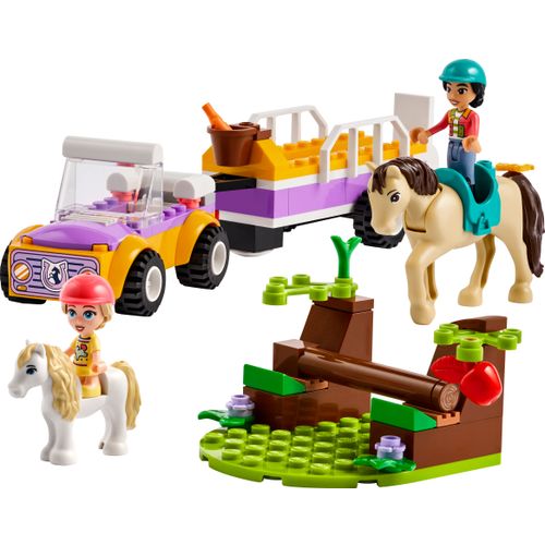 LEGO® FRIENDS 42634 Prikolica za konja i ponija slika 5