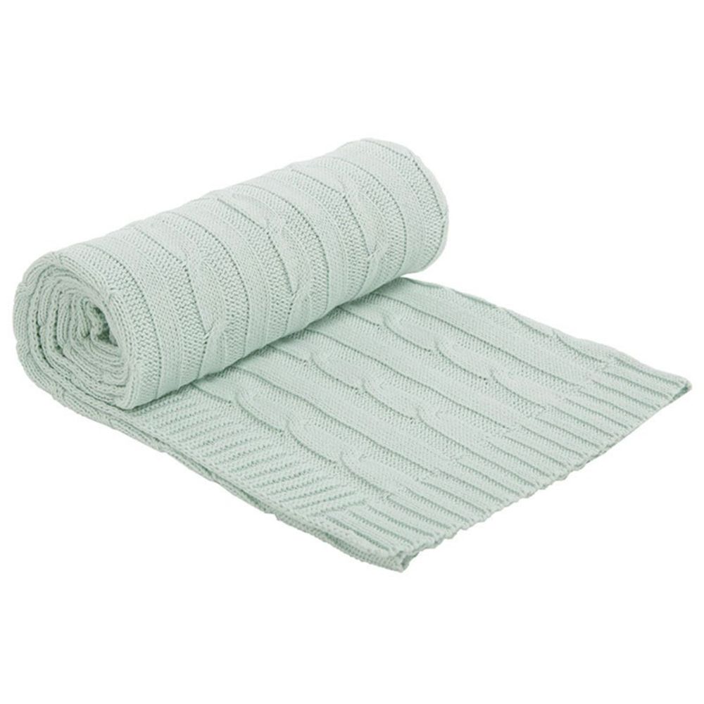 Kikka Boo Pletena dekica 75x100cm, Mint slika 1