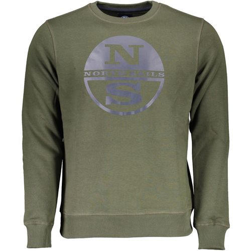 NORTH SAILS MAN GREEN SWEATSHIRT WITHOUT ZIP slika 1