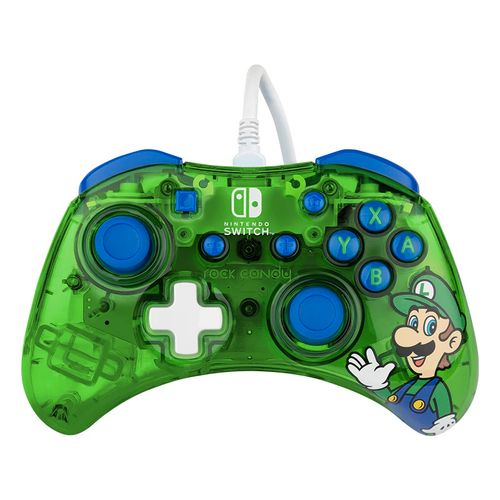 PDP Nintendo Switch Žičani Kontroler Rock Candy Mini - Luigi slika 1