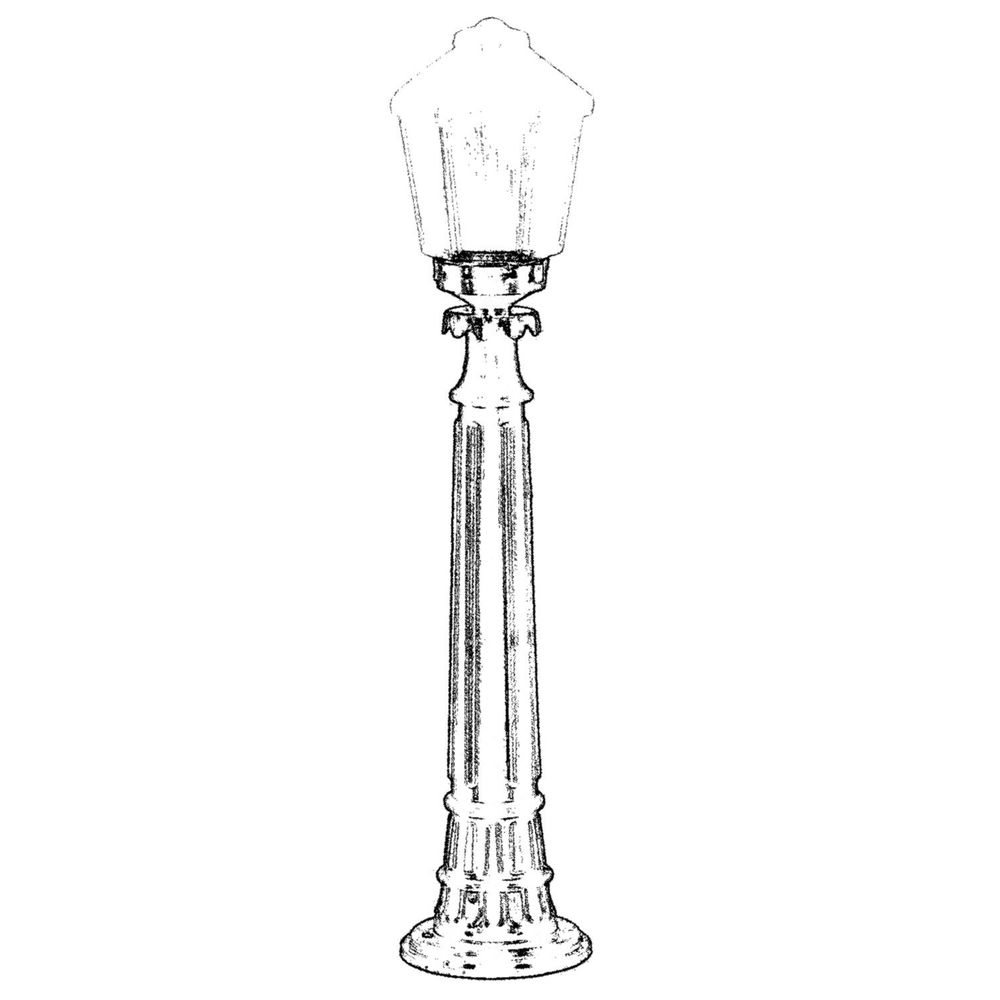 BSU-68197-1BSY-M2-B Crna Spoljašnja Podna Lampa slika 2