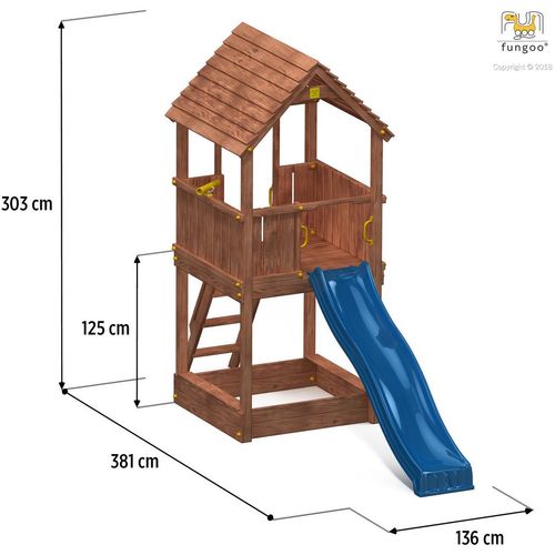 Fungoo Toranj JOY - Drveno dječije igralište slika 5