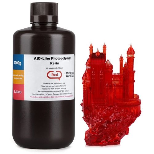 ABS-like Resin 1kg Clear Red slika 1