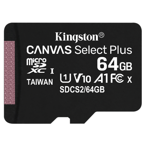 Kingston SDCS2/64GBSP MicroSD 64GB, Canvas Go! Plus, Class 10 UHS-I U1 V10 A1, Read up to 100MB/s slika 1