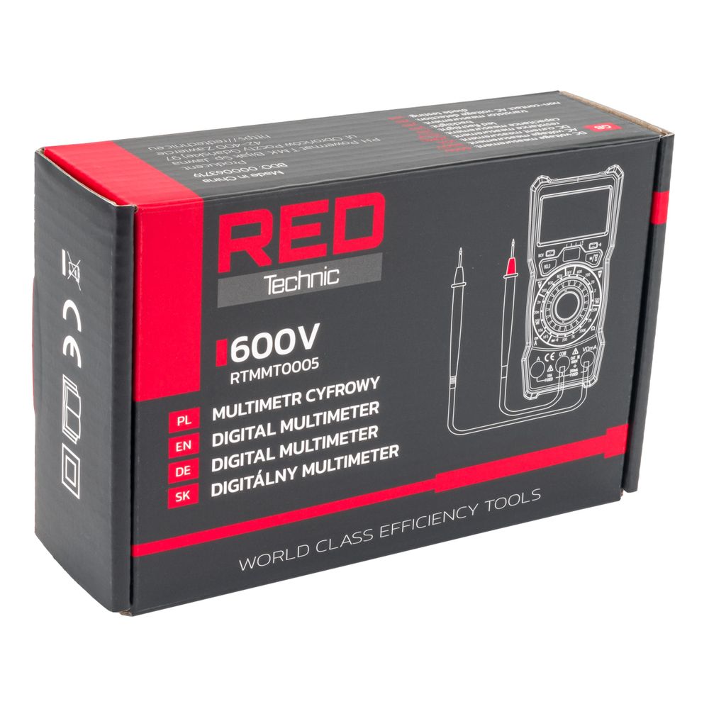 RED TECHNIC RTMMT0005 600V DIGITALNI MULTIMETAR slika 9