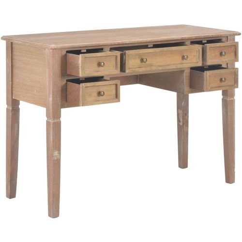 280072 Writing Desk Brown 109,5x45x77,5 cm Wood slika 13