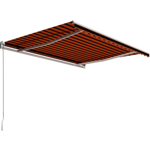 Tenda na ručno uvlačenje 450 x 300 cm narančasto-smeđa slika 30