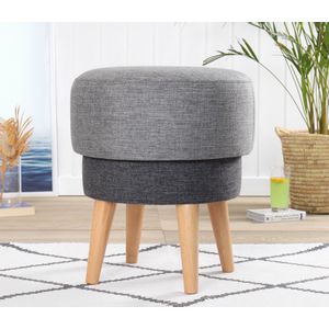 Giovas - Grey Grey Pouffe