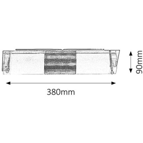 Rabalux Periodic zidna lampa E14 2x40W Kupatilska rasveta slika 3