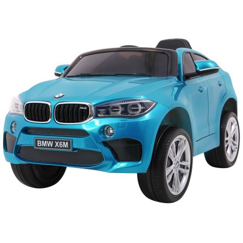 Licencirani auto na akumulator BMW  X6M - plavi/lakirani slika 1