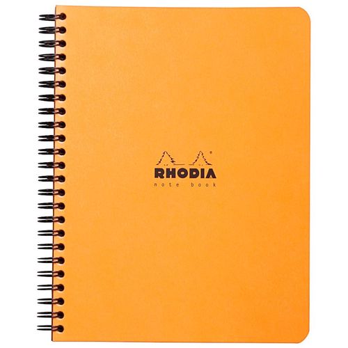 Clairefontaine bilježnica Rhodia classic A5+ 80gr 80L, narančasta, karo slika 1