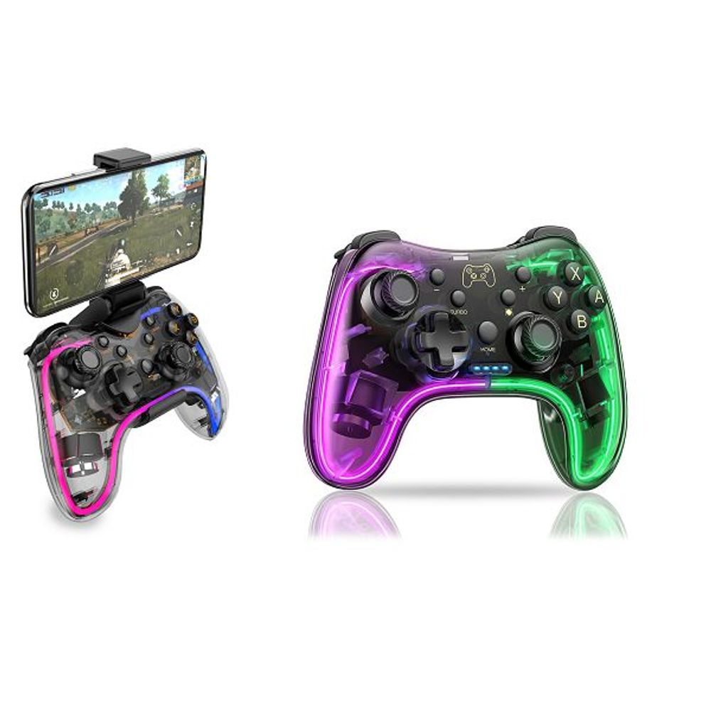 HAVIT GAMEPAD BEŽIČNI RGB G180BT PS4/PS3/PC/XBOX/Nintendo/Android&iOs slika 1