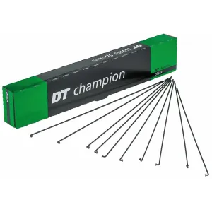 DT Swiss žbice DT spokes Champion M 2x292mm, 100 pcs., black, Niro, w/o nipple