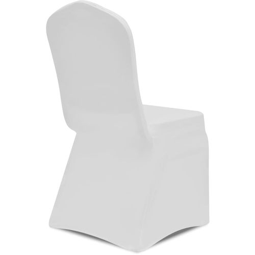 Navlake za stolice rastezljive bijele 18 kom slika 18