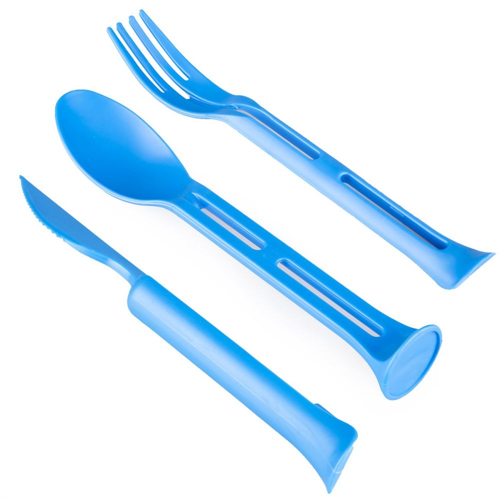 Evolite Set kašika, viljuška i nož Combo Cutlery, Plavi slika 1