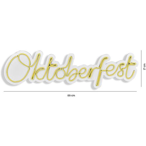 Wallity Ukrasna plastična LED rasvjeta, Oktoberfest - Yellow slika 18