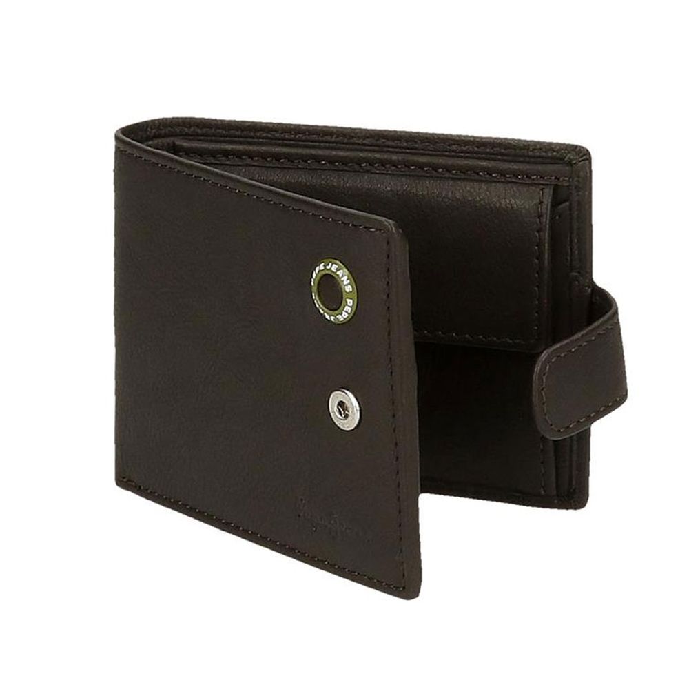 Pepe Jeans kožni novčanik 11 cm Badge 7373332, braon slika 5