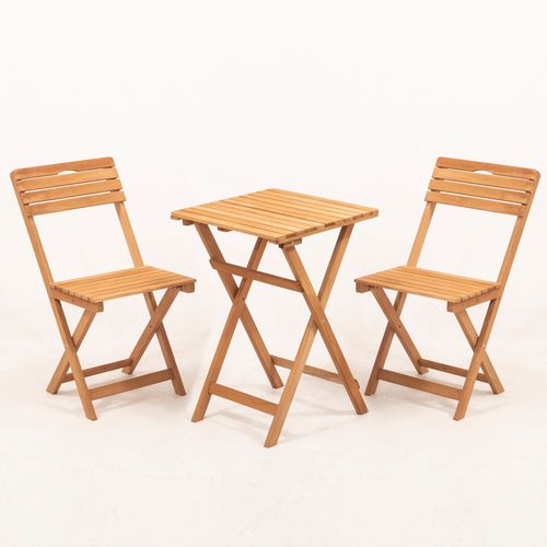 MY001A  Natural 
Cream Garden Table & Chairs Set (3 Pieces) slika 2
