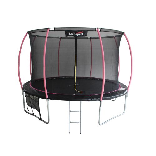 Trampolin SPORT MAX 426 cm - crni - rozi slika 1