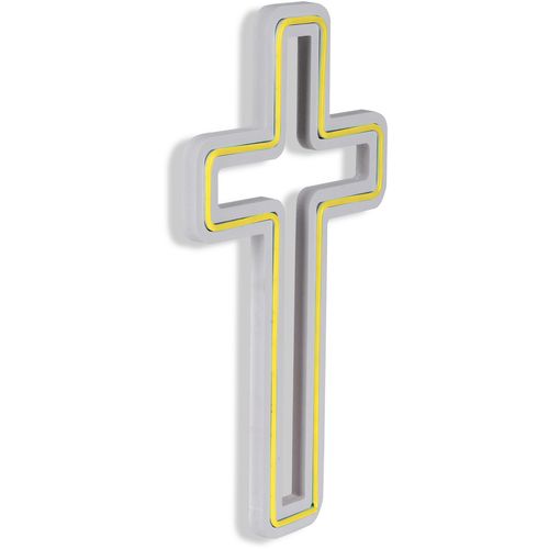 Wallity Ukrasna plastična LED rasvjeta, Cross Sign - Yellow slika 6