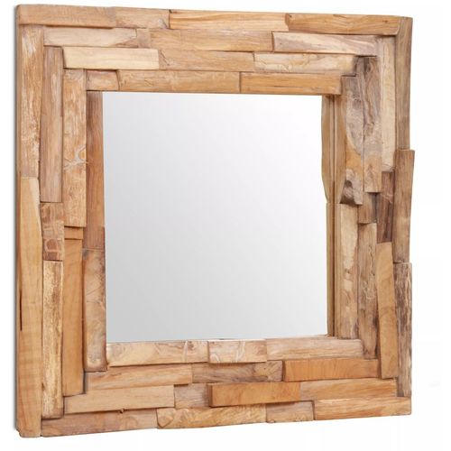 Ukrasno Ogledalo od Tikovine 60x60 cm Kvadratno slika 29
