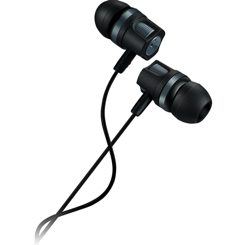 CANYON Stereo earphones with microphone, 1.2M, dark gray slika 1