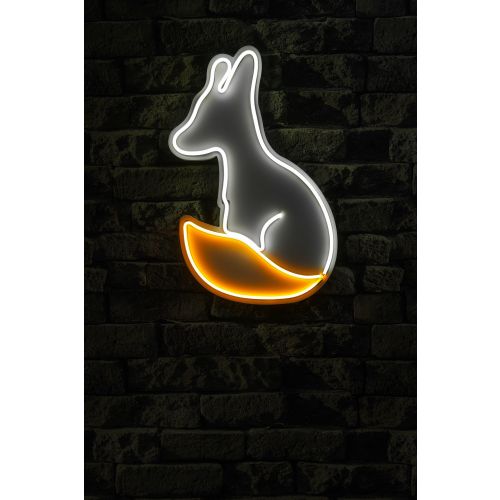 Wallity Ukrasna plastična LED rasvjeta, Fox - Yellow slika 10