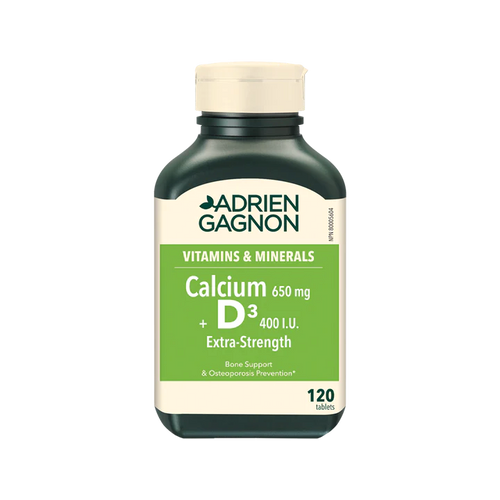 ADRIEN GAGNON Ca EXTRA+Vit.D loz. 120X650mg slika 1