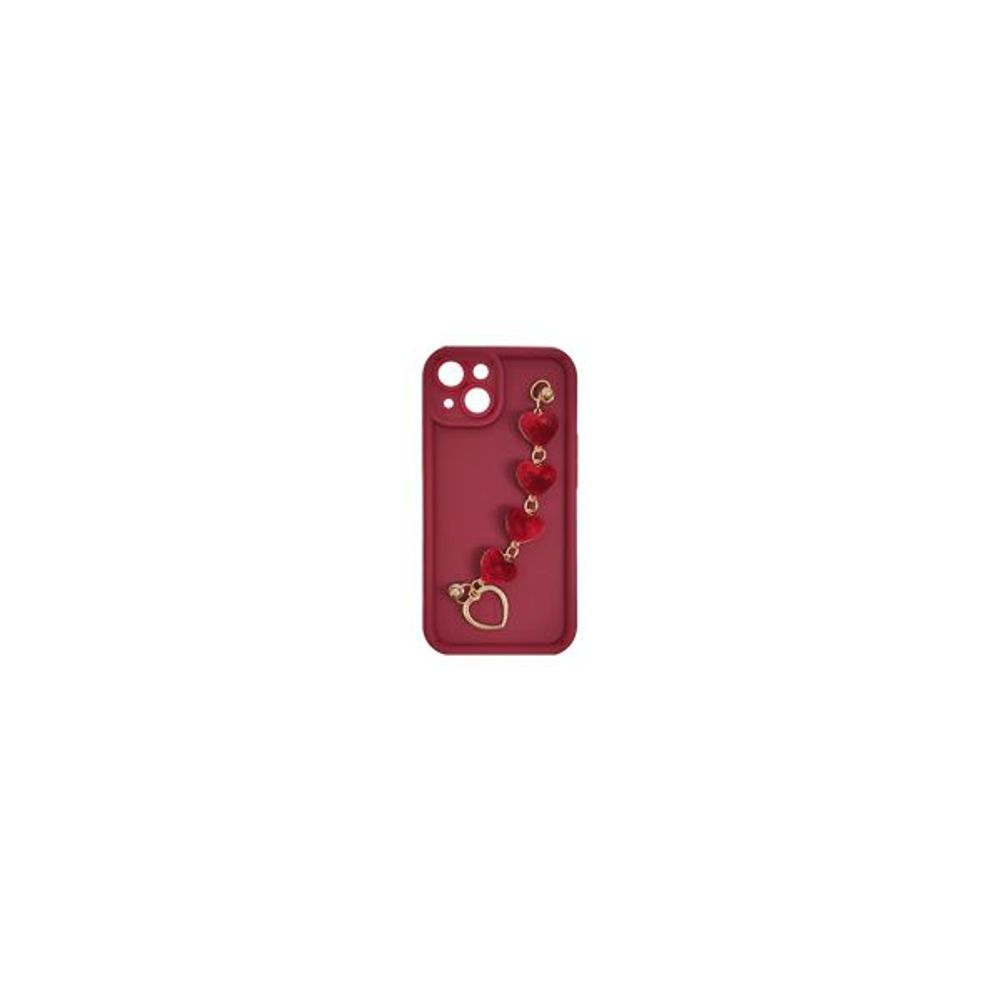 MM TPU IPHONE 14 - SILICONE CANDY WRIST STRAP R Heart slika 2
