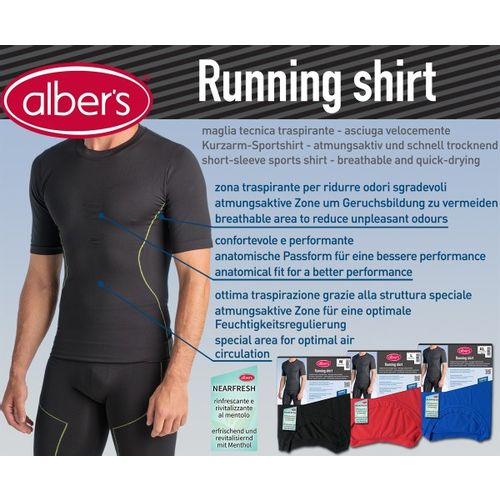 Albers Running Shirt Plava M slika 1