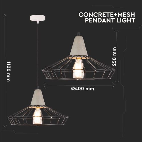 Viseće lampe — CONCRETE • 3 kom. slika 3