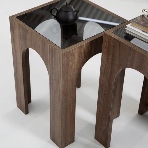 Seine 2 - Walnut, Dark Grey Walnut
Dark Grey Coffee Table Set slika 3