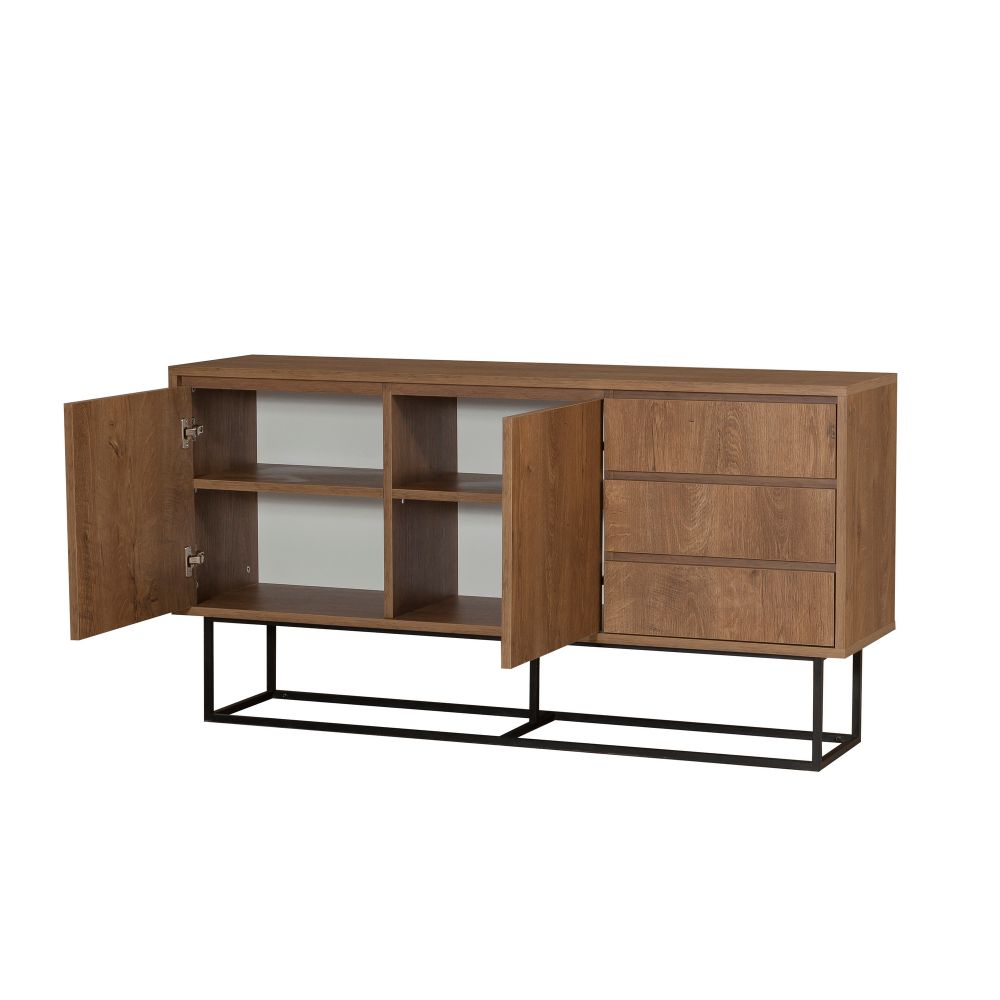 Ruba Walnut Crna Konzola slika 4