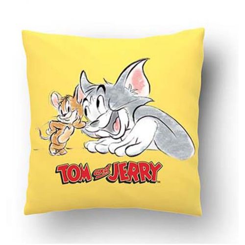 STEFAN Ukrasni Jastuk Tom&Jerry Zuti 40x40 slika 1