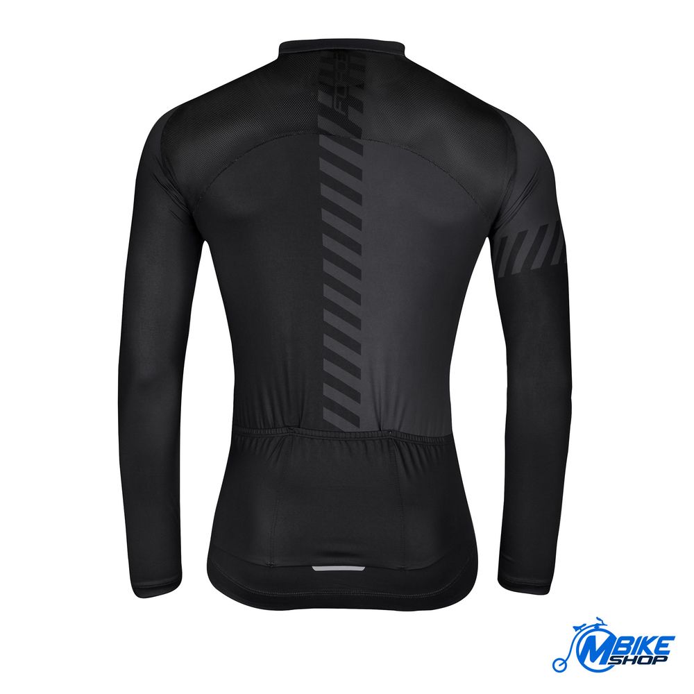 Force Majica za biciklizam Fashion Black/Grey slika 2