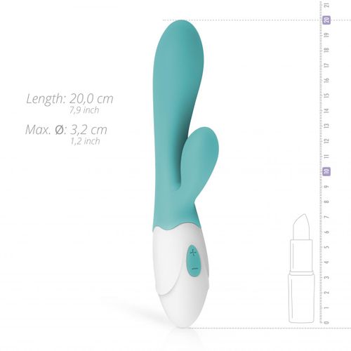 Rabbit vibrator Blis, tirkizan slika 9