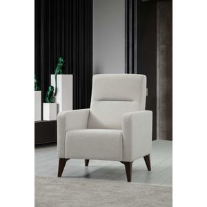 Kristal - Beige Beige Wing Chair