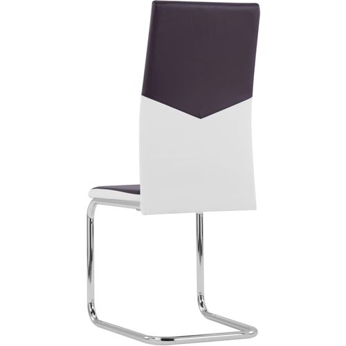 Konzolne blagovaonske stolice od umjetne kože 2 kom smeđe slika 13