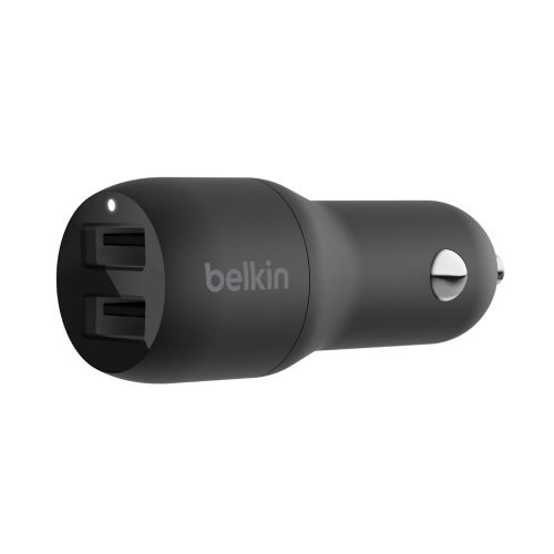 BELKIN CCB001BTBK Belkin dual auto punjac USB-A 24W slika 1