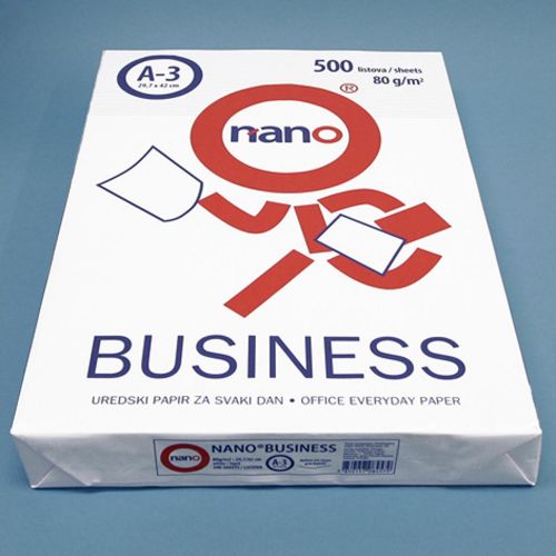 Papir fotokopirni A3 80 g/m2 Nano Business slika 1