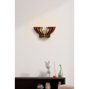 209-TK Walnut Wall Lamp