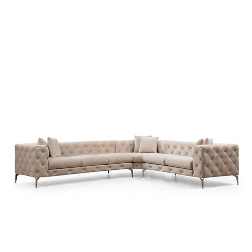 Atelier Del Sofa Kutna garnitura, Ecru, Como Left - Ecru slika 4