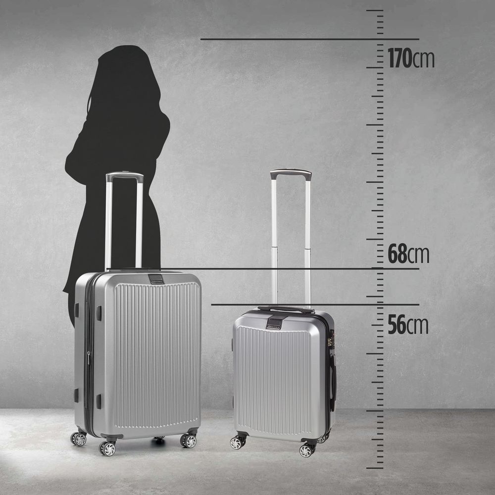 Scandinavia kofer 60 l / 67 cm, Carbon serija, siva slika 4