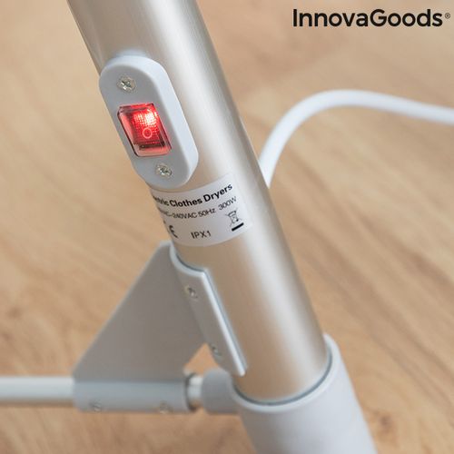 InnovaGoods Indryer sklopivi električni stalak za šušenje odjeće 300W 75x145x73 cm slika 8