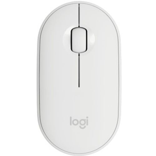 Logitech Miš M350 Pebble Silent Wireless White slika 1