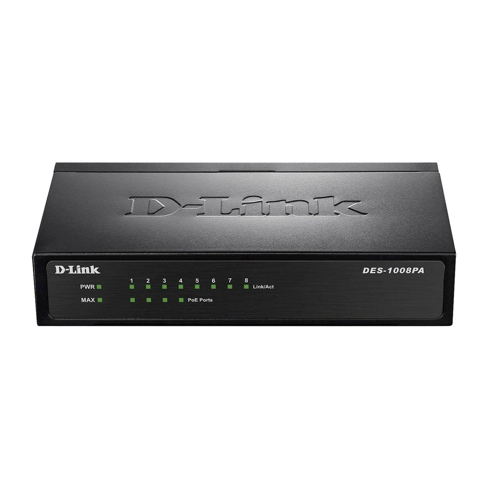 DLINK Switch 8-Port PoE Fast Ethernet Unmnged Desktop slika 1